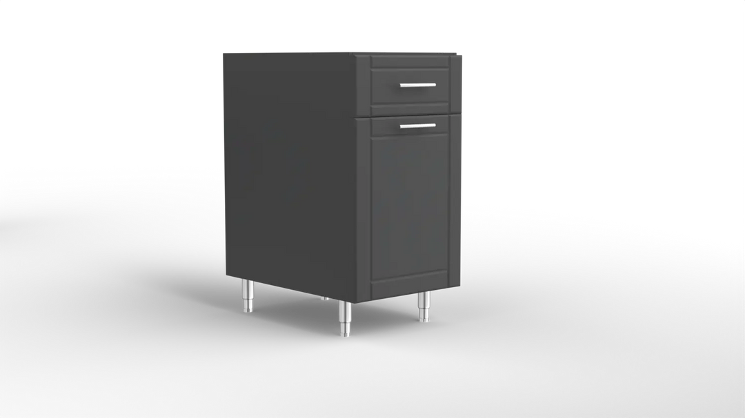 18″ Cabinet Base Dual Waste Basket with Drawer