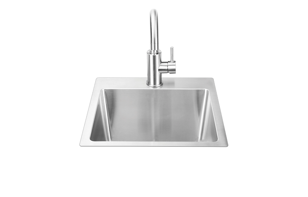 18″ Premium Stainless Steel Dual Mount Sink
