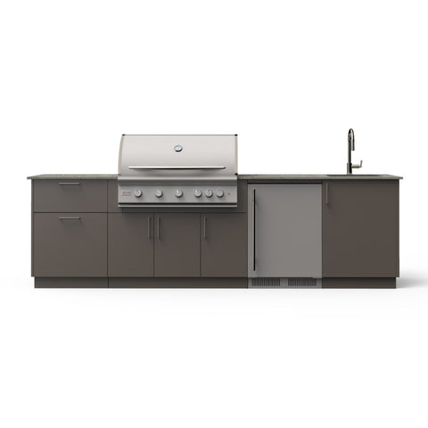 Blaze Golden Hour 10-Ft Outdoor Kitchen Island w/ 40-Inch Premium LTE+