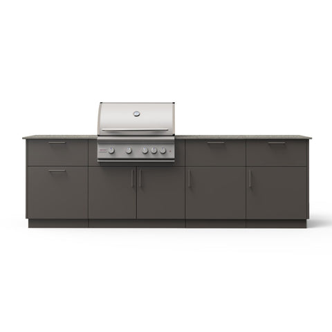 Blaze High Noon 10-Ft Outdoor Kitchen Island w/ 32-Inch Premium LTE+