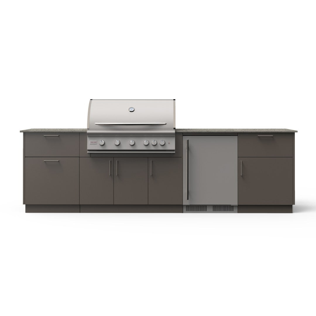 Blaze Morning Glow 10-Ft Outdoor Kitchen Island w/ 40-Inch Premium LTE+