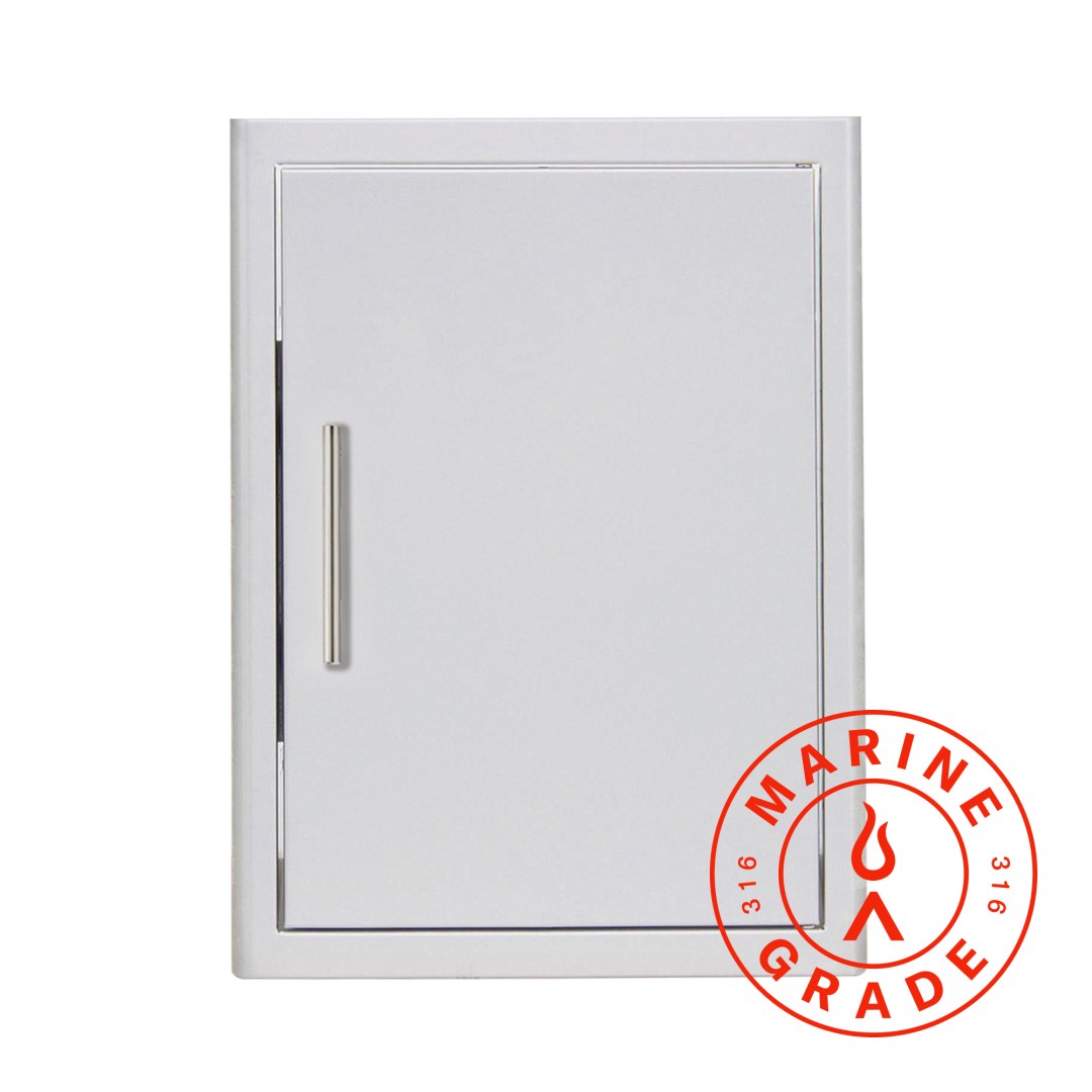 Blaze Marine Grade 21-Inch Single Access Door – Right Hinged (Vertical)
