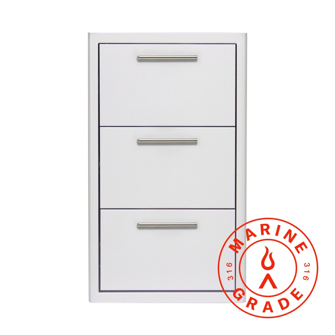 Blaze Marine Grade 16-Inch Triple Access Drawer