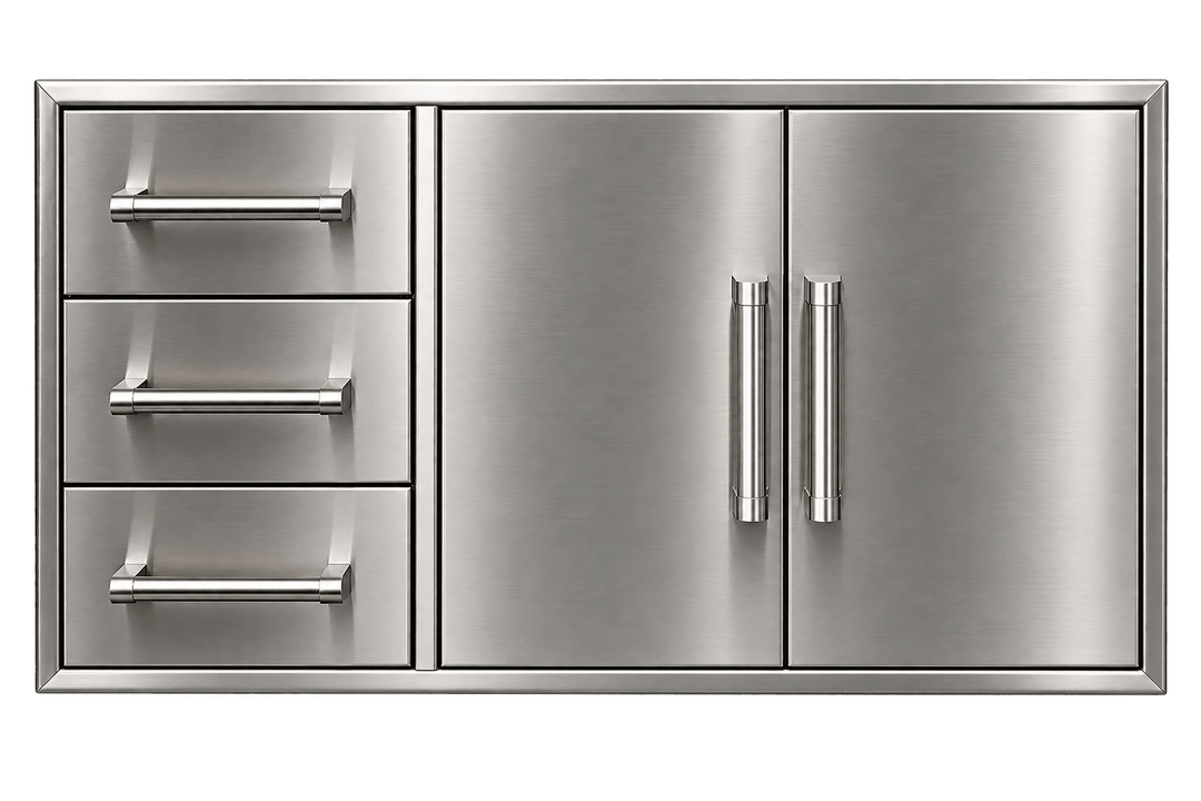 (COMING SOON) 42" Double Access Door & Three Drawer Combo