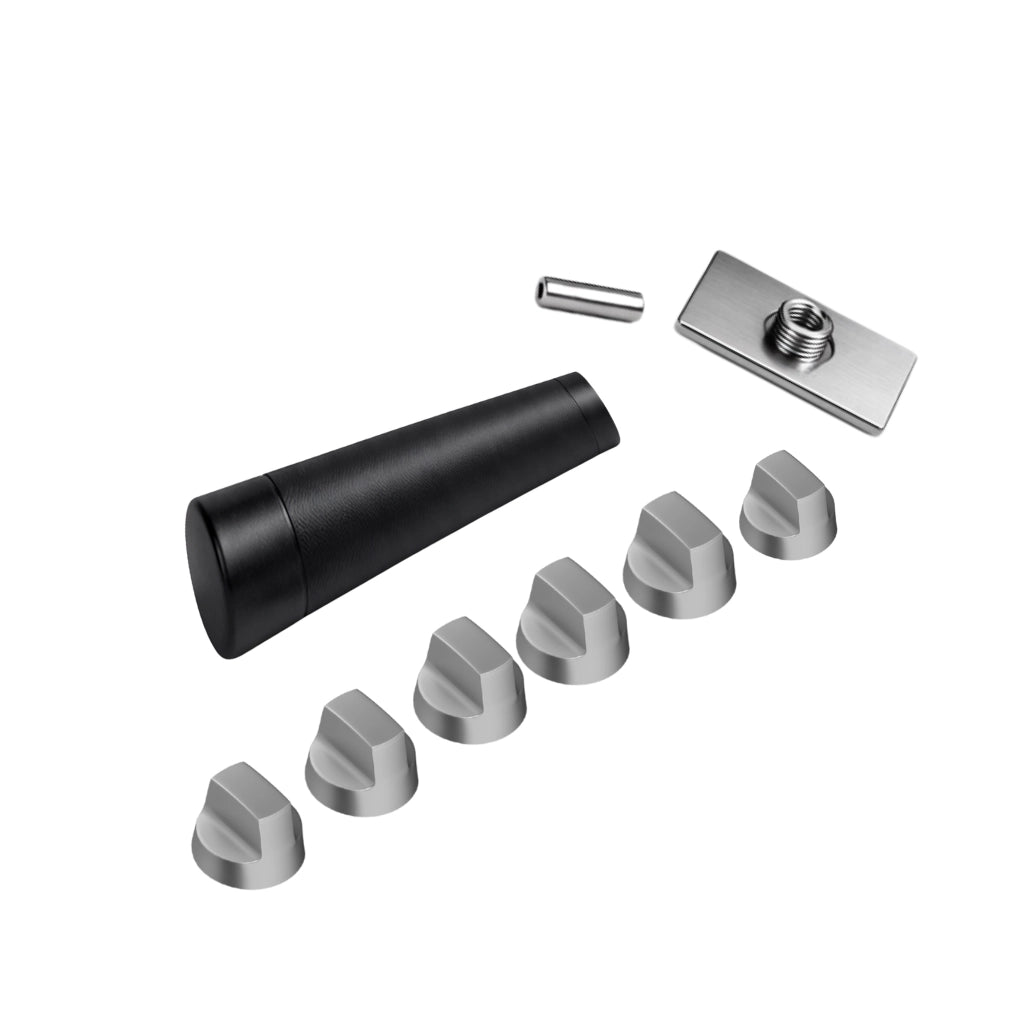 ADA 5 Burner Grill Kit with Back Burner Pinch Knob and Mounting Clip