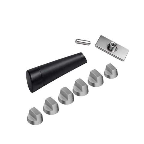 ADA 5 Burner Grill Kit with Back Burner Pinch Knob and Mounting Clip