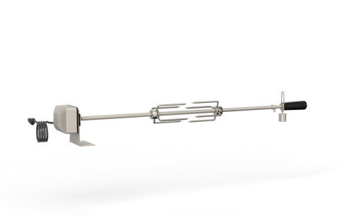 30” Rotisserie Kit (Includes Rod, Forks, Counterbalance/Screw Collar & Bracket)