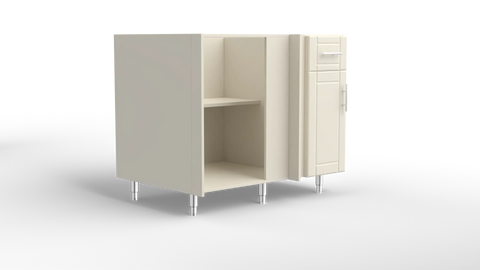 42” Base with Blind Corner for Right Return