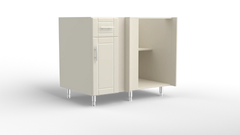 42” Base with Blind Corner for Left Return