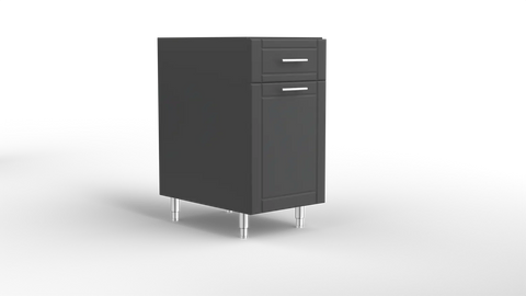 18″ Cabinet Base Dual Waste Basket with Drawer