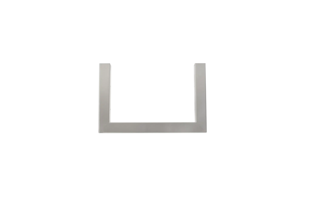 Stainless Steel Finishing Frame for Double Side Burner With Reveal