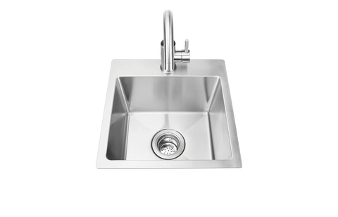15″ Premium Stainless-Steel Dual Mount Sink