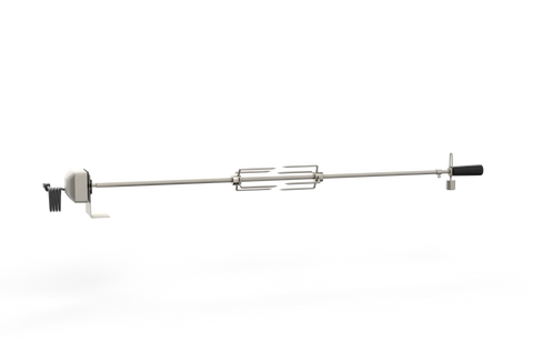 46” Rotisserie Kit (Includes Rod, Forks, Counterbalance/Screw Collar & Bracket)