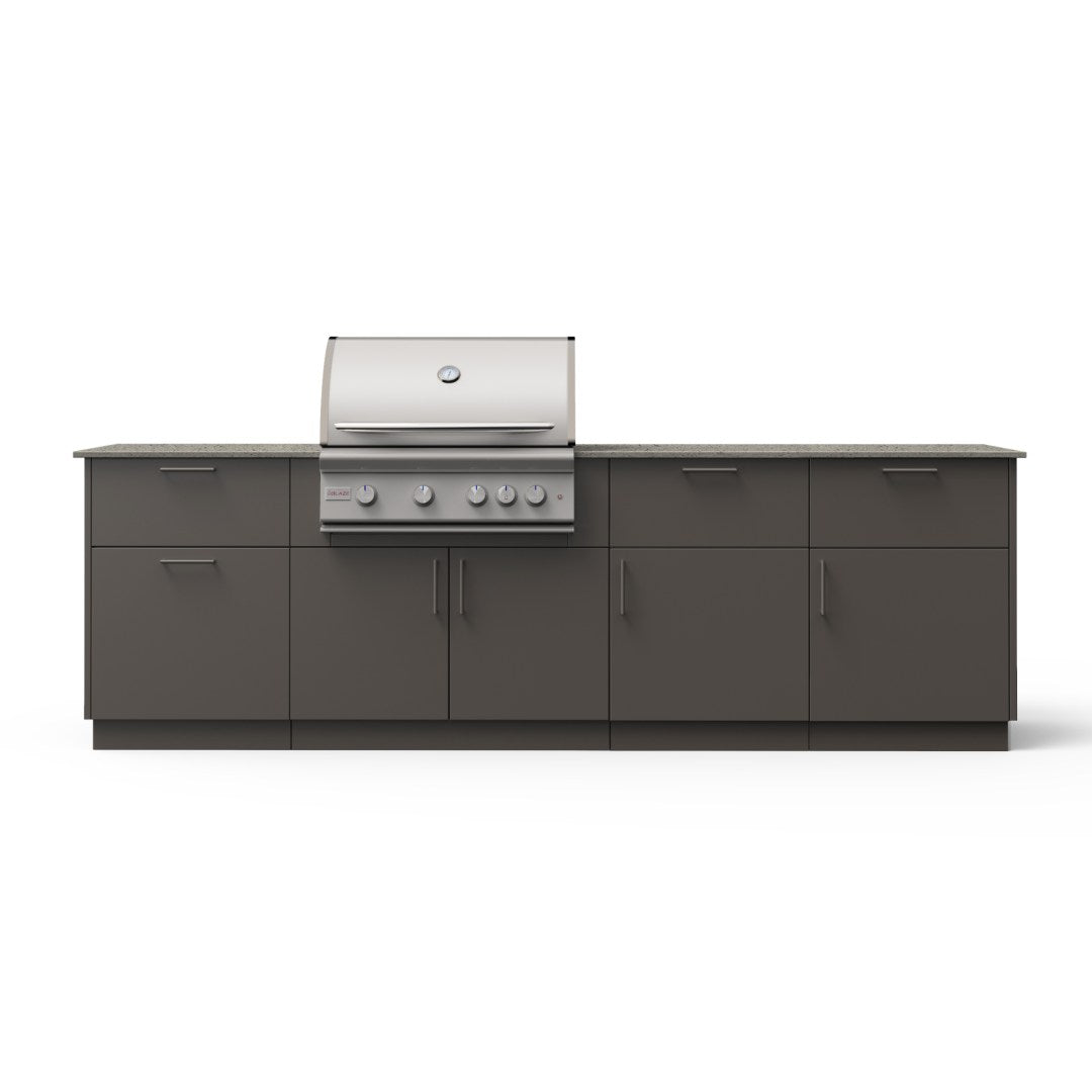 Blaze High Noon 10-Ft Outdoor Kitchen Island w/ 32-Inch Premium LTE+