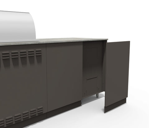Blaze Morning Glow 10-Ft Outdoor Kitchen Island Back Plate for Models w/ 32-Inch Grill