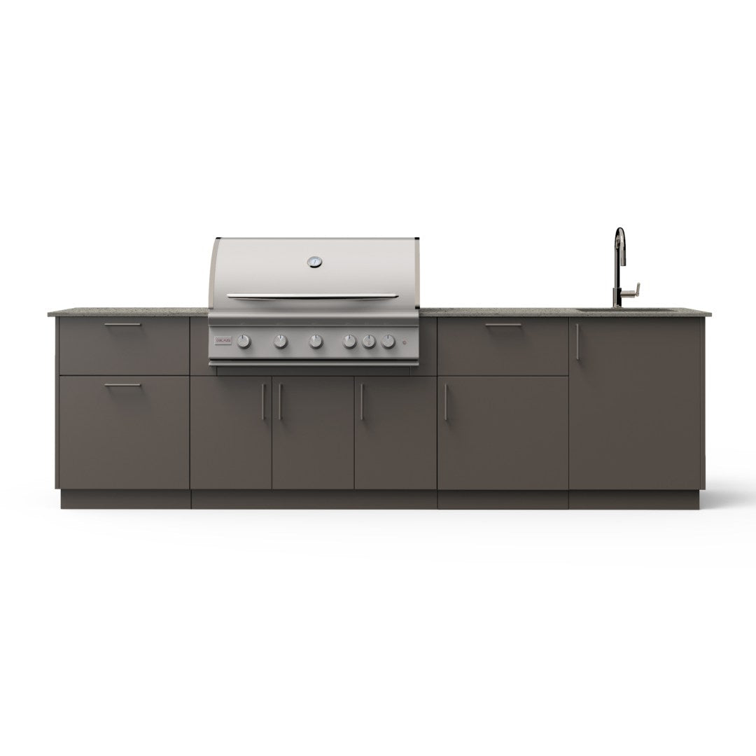 Blaze Sunset 10-Ft Outdoor Kitchen Island w/ 40-Inch Premium LTE+