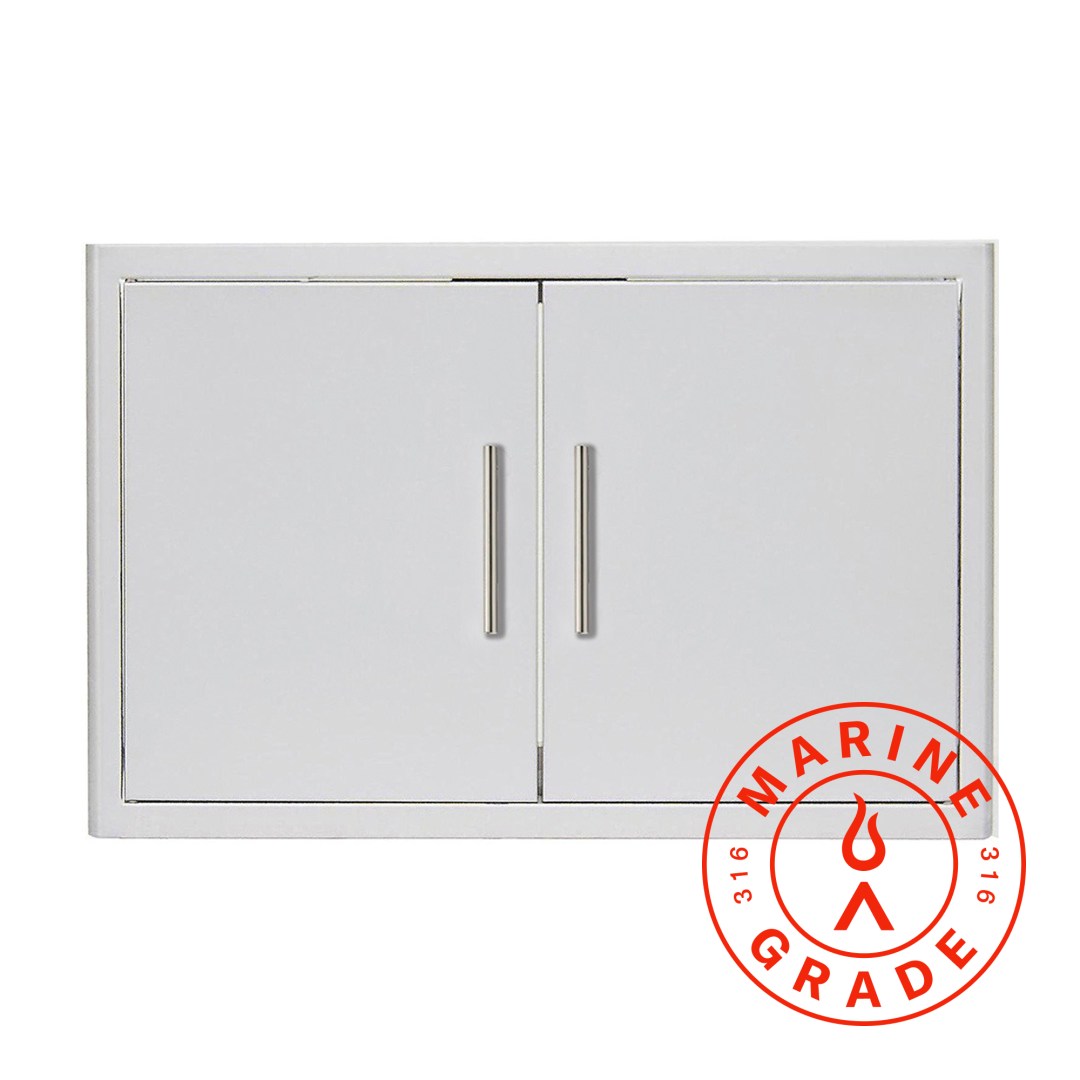 Blaze Marine Grade 32-Inch Double Access Door with Paper Towel Holder