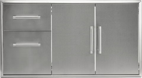 45" Double Access Doors & Access Drawer
