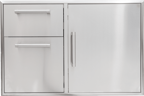 36" Access Door & Double Drawer Combo